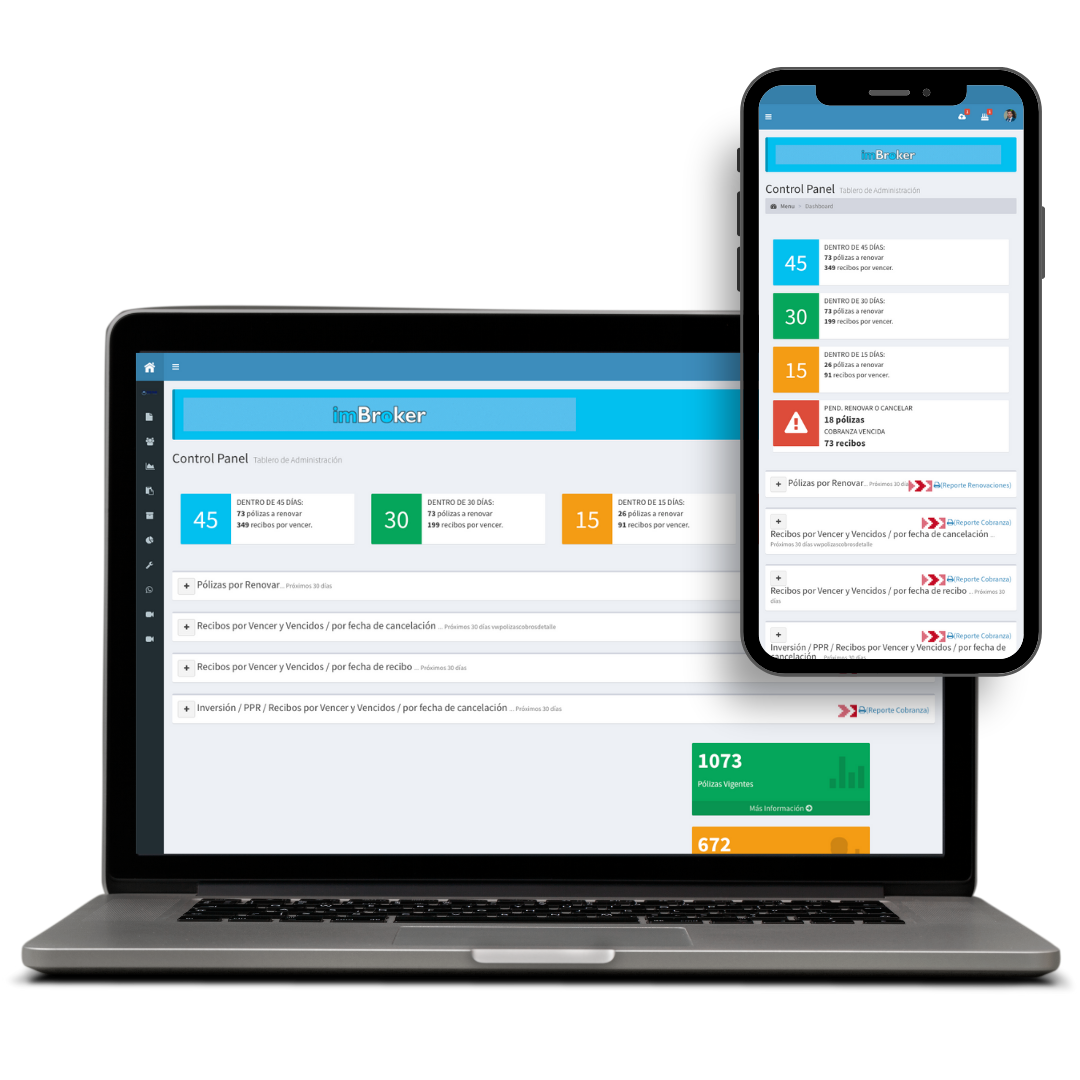 imBroker Dashboard Preview